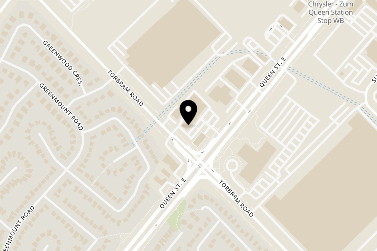 Map showing the location of Arusuvai Kitchen Brampton on 9025 Torbram Road in Brampton
